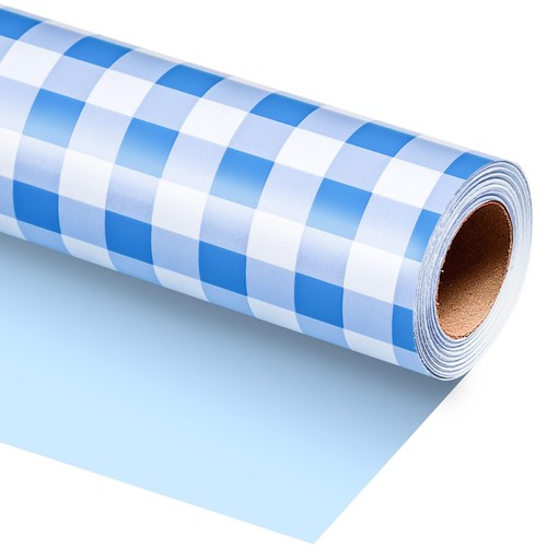 Blue checkerboard reversible - blue,