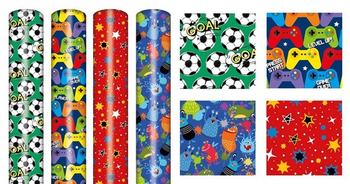 Rolls gift wrapping paper - 4,