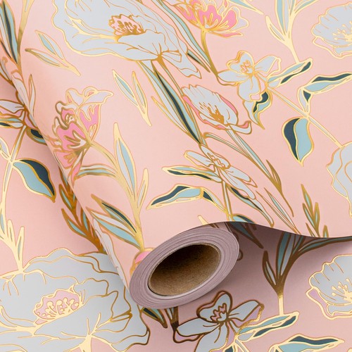 Floral wrapping paper roll - wrapping,