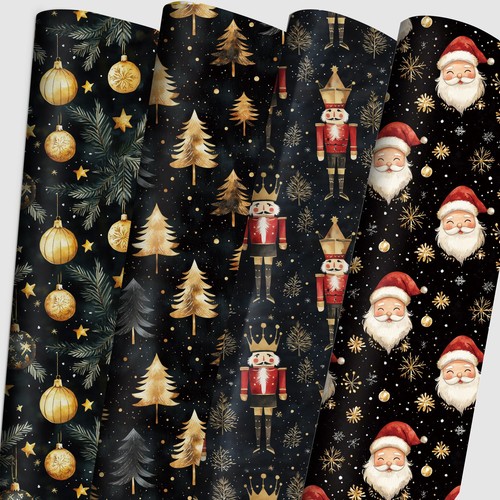 Christmas wrapping paper - christmas, 4