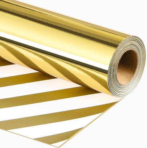 Reversible gold wrapping paper - reversible,