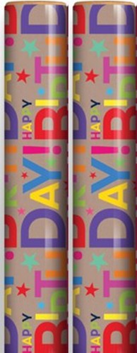 Gift wrapping paper - 6m, roll