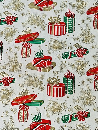 Vtg christmas wrapping paper - vtg,