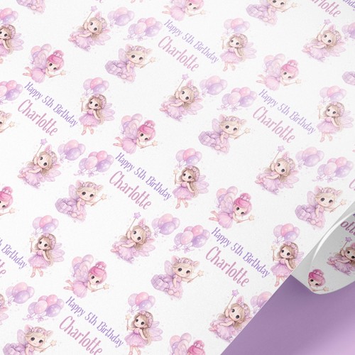 Personalised fairy wrapping - fairy,