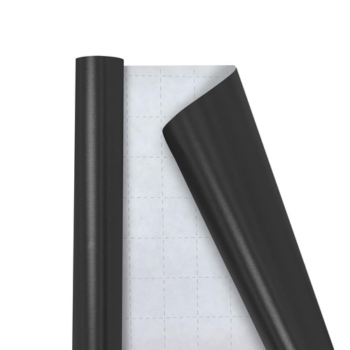 Black wrapping paper solid - wrapping,