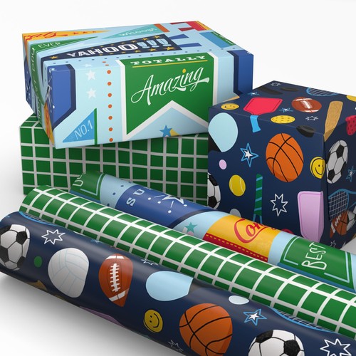 Sports wrapping paper - sports,