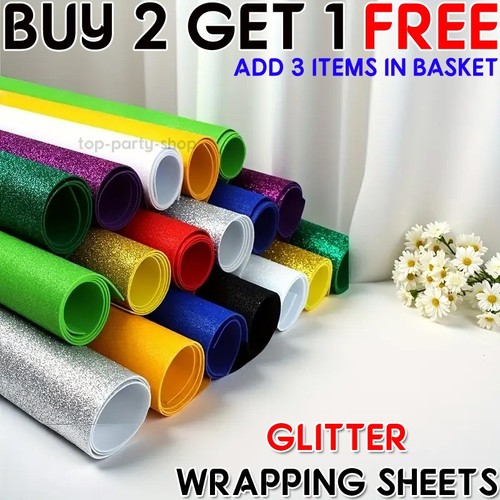 Wrapping paper glitter - wrapping,