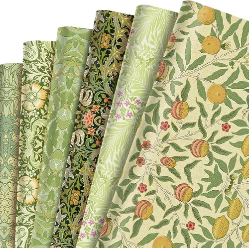 12pcs william morris - william, wrapping
