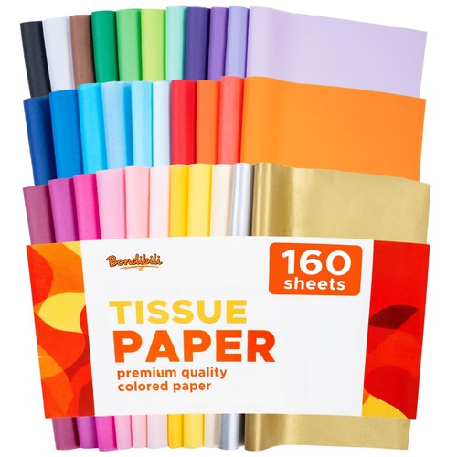 160 sheets colored tissue - 160,