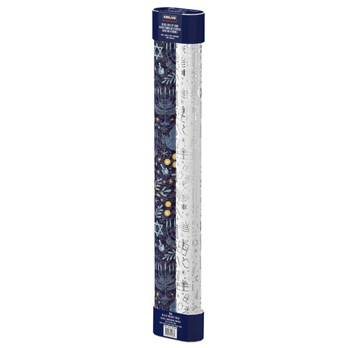 Doublesided hanukkah wrapping - hanukkah,