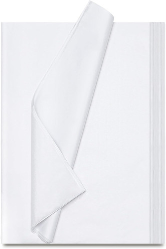 White tissue paper - white, gift