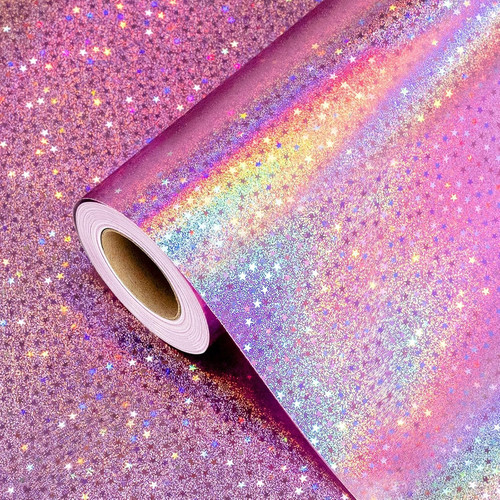Pink wrapping paper roll - pink,