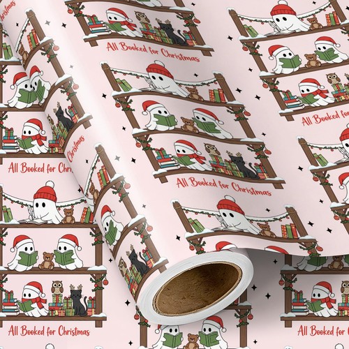 Christmas wrapping paper roll - christmas,