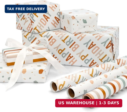 Beautiful birthday wrapping - beautiful,