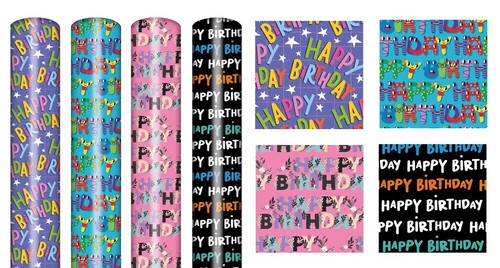 Rolls gift wrapping - 4, paper