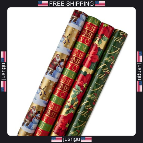 Hallmark christmas wrapping - hallmark,
