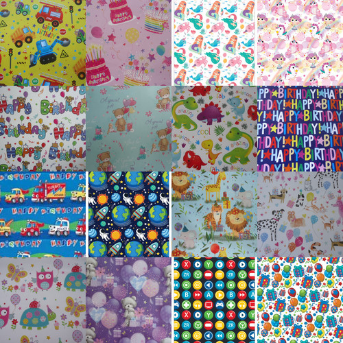 Children kids wrapping paper - children,