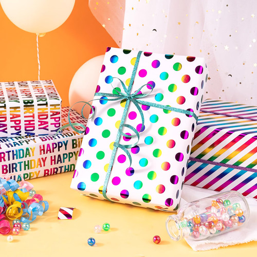Birthday wrapping paper roll - birthday,