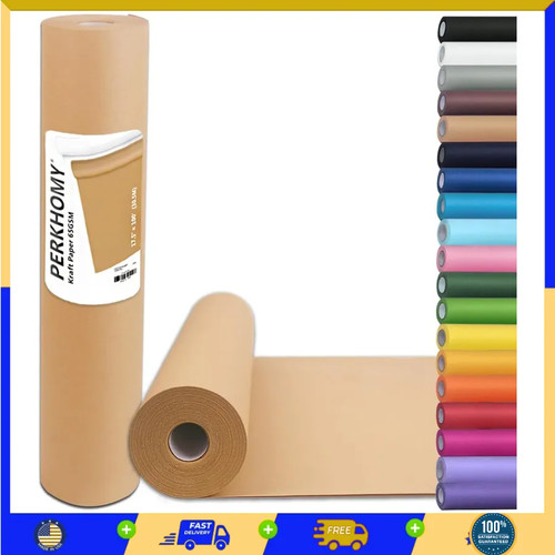 Brown kraft paper roll - paper, 17.5