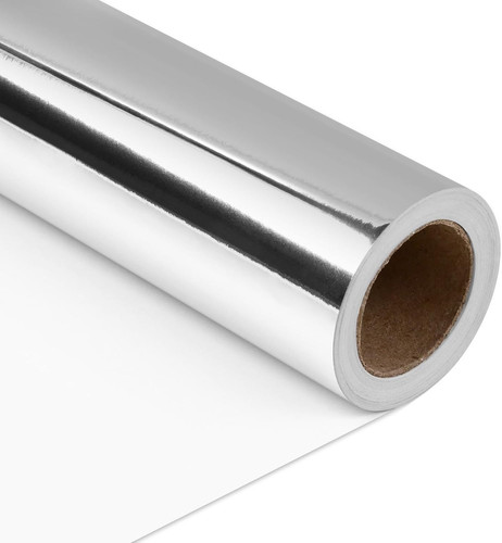 Silver metallic wrapping - silver,