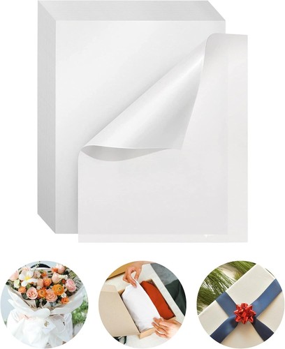 100 sheets white tissue paper - 100,
