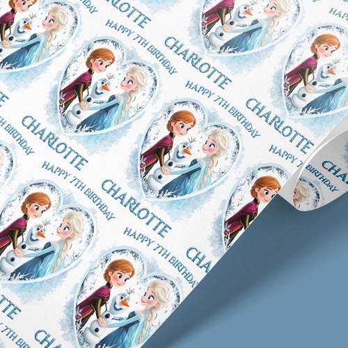 Frozen personalised wrapping - frozen,