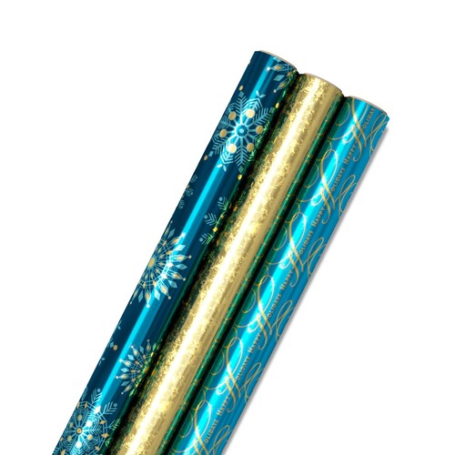 Hallmark christmas wrapping - christmas,