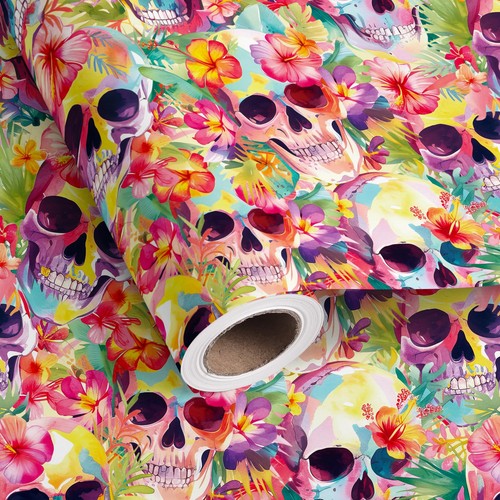Vnaaem skull floral wrapping - skull,