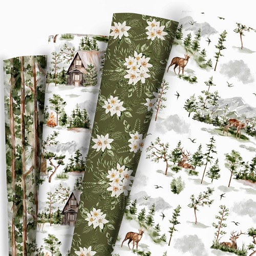 Wrapping paper watercolor - paper,