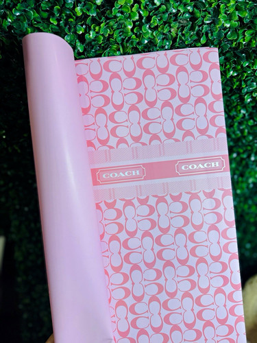 Papel coreano coach pink - coreano, •coach
