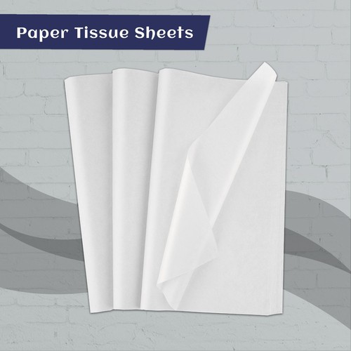 White tissue paper 17gsm - white, gift