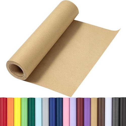 Brown kraft wrapping paper - kraft,