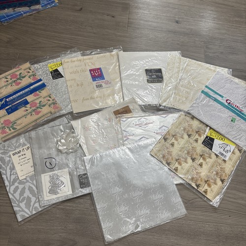 Lot vintage gift wrapping - vintage,