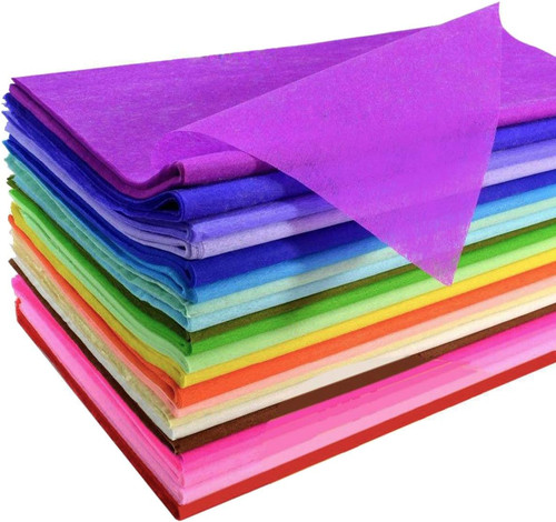 120 sheets colored tissue - sheets,
