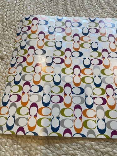 Coach wrapping paper - wrapping, x