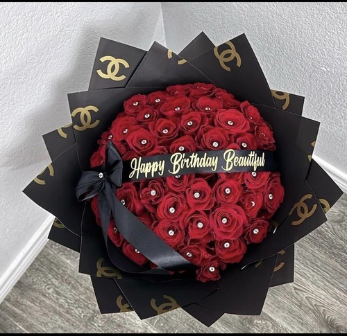 Korean flower wrapping paper - flower,