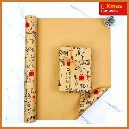 Christmas wrapping paper roll - christmas,