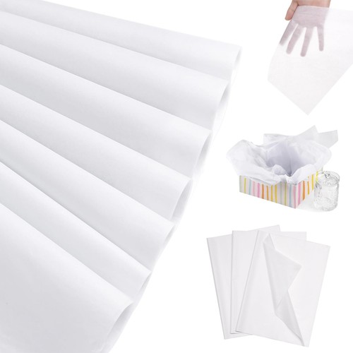 500 sheets white tissue paper - sheets,