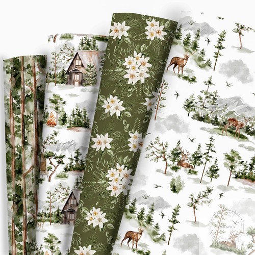 Forest wrapping paper - forest, 4