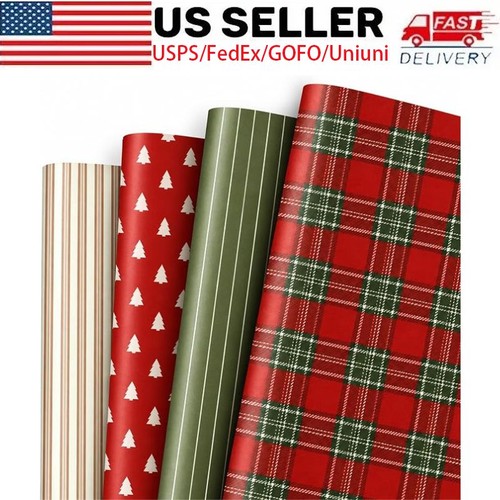 Red green plaid christmas - green,
