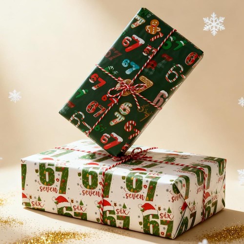 Christmas wrapping paper santa - paper,