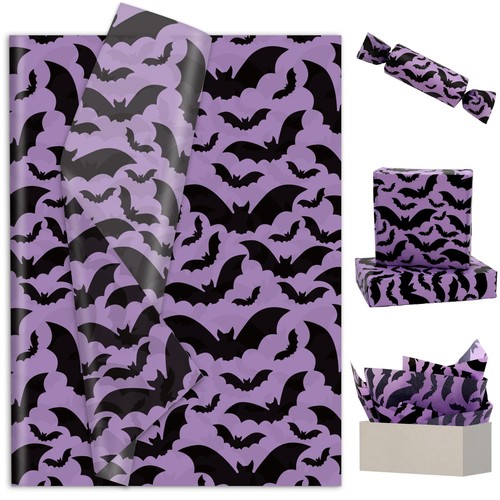 100 sheets halloween bats - halloween,