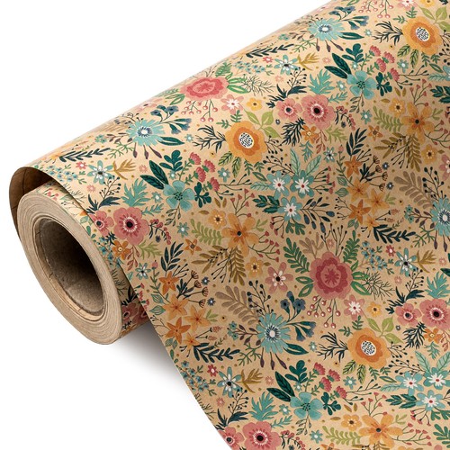 Wrapaholic kraft floral - wrapaholic,