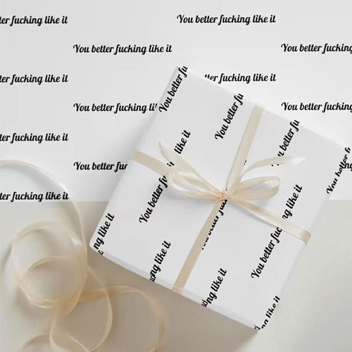 Birthday wrapping paper gift - wrapping,
