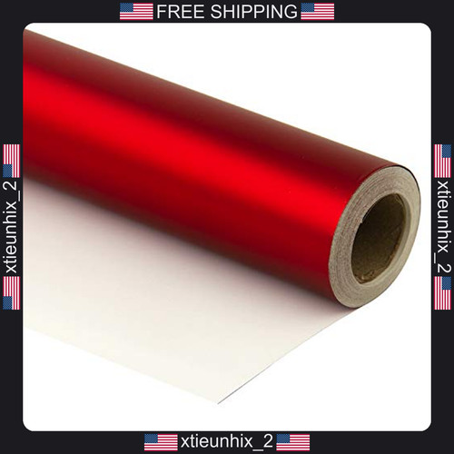 Red gift wrap roll sq - roll,